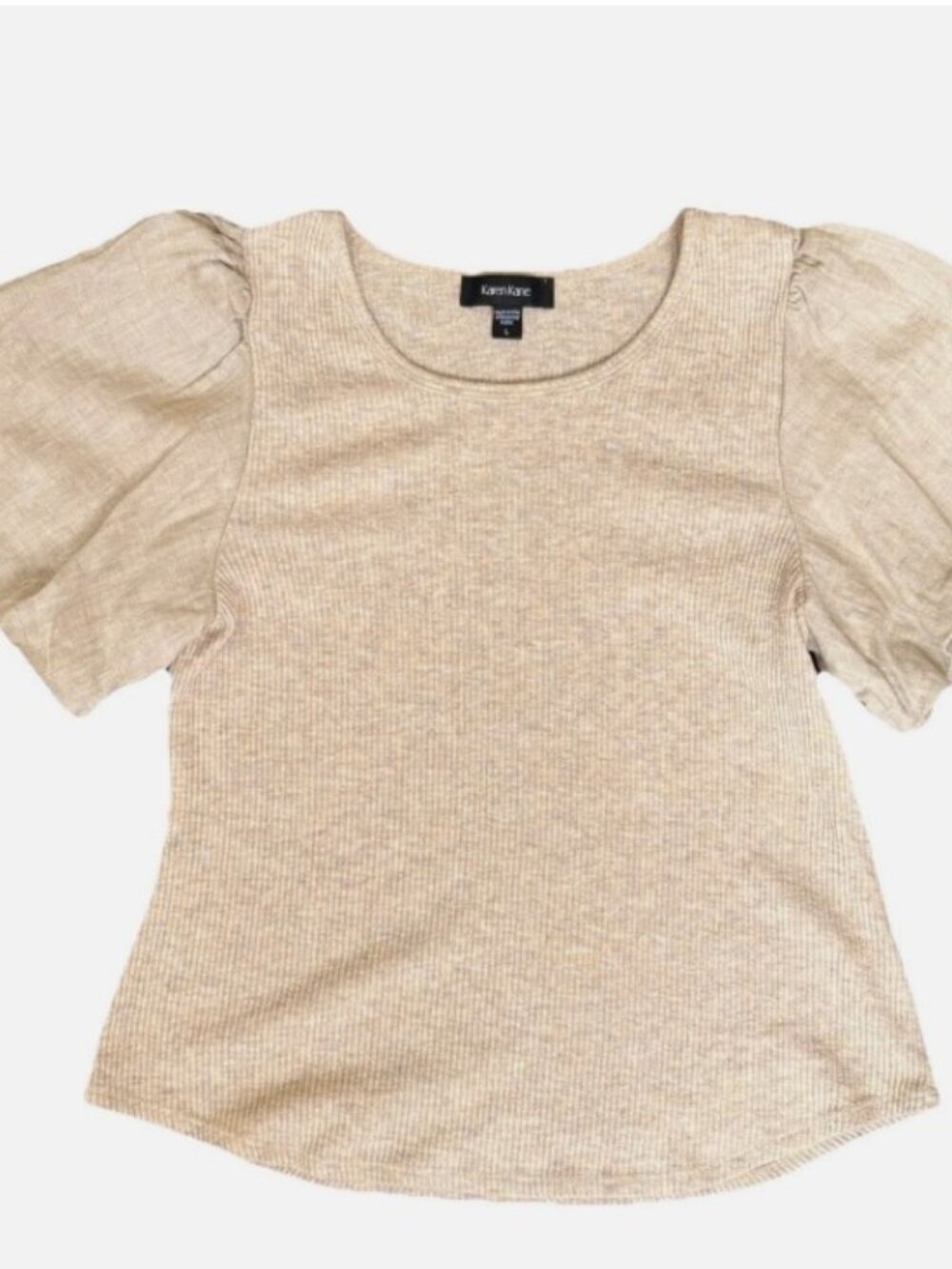 🤍 Karen Kane Puff Sleeve Blouse – Women’s Size Large